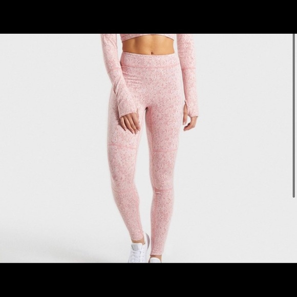 GYMSHARK Fleur Texture Leggings